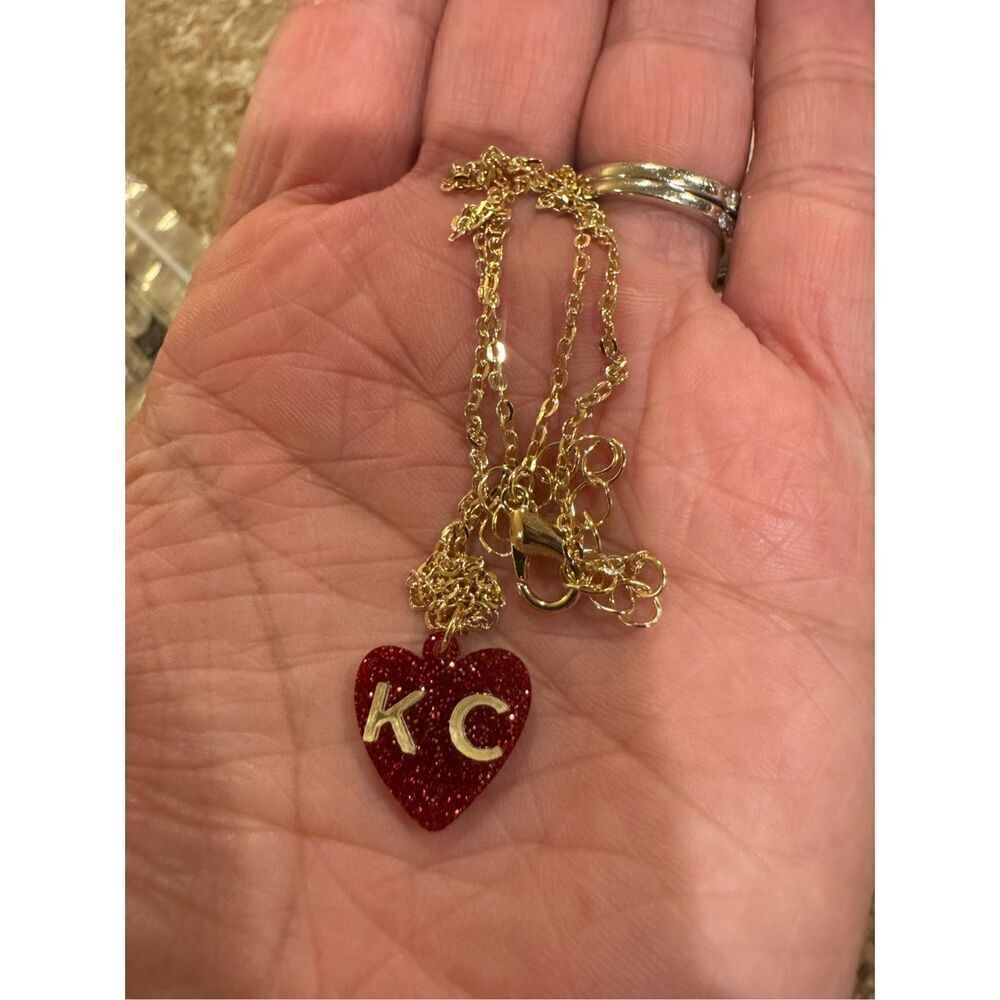 New Kansas City Chiefs charm necklace
